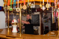 Theke mit Schutzwand